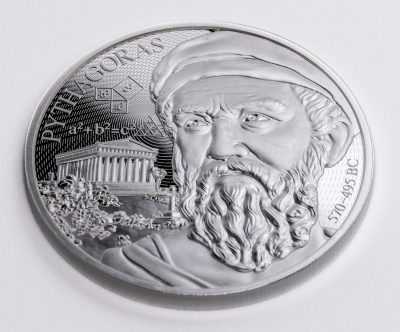 Niue - 2025 - 2 Dollars - Pythagoras (Science Explained series) 1oz silver