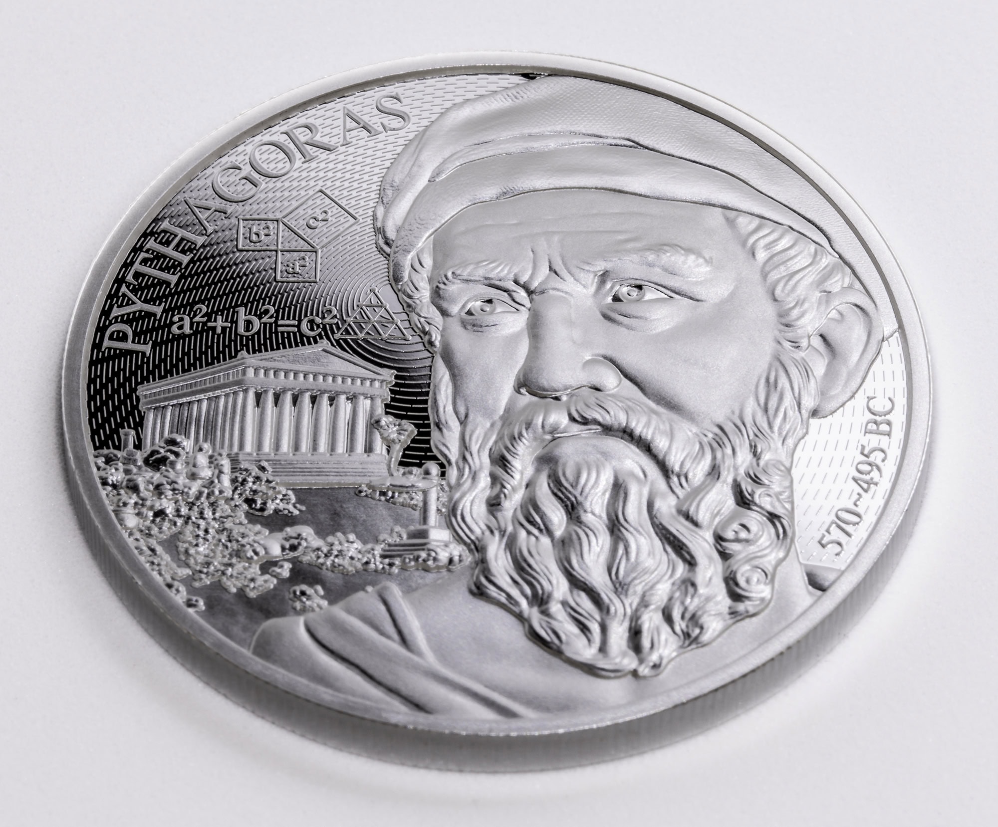 Niue - 2025 - 2 Dollars - Pythagoras (Science Explained series) 1oz silver