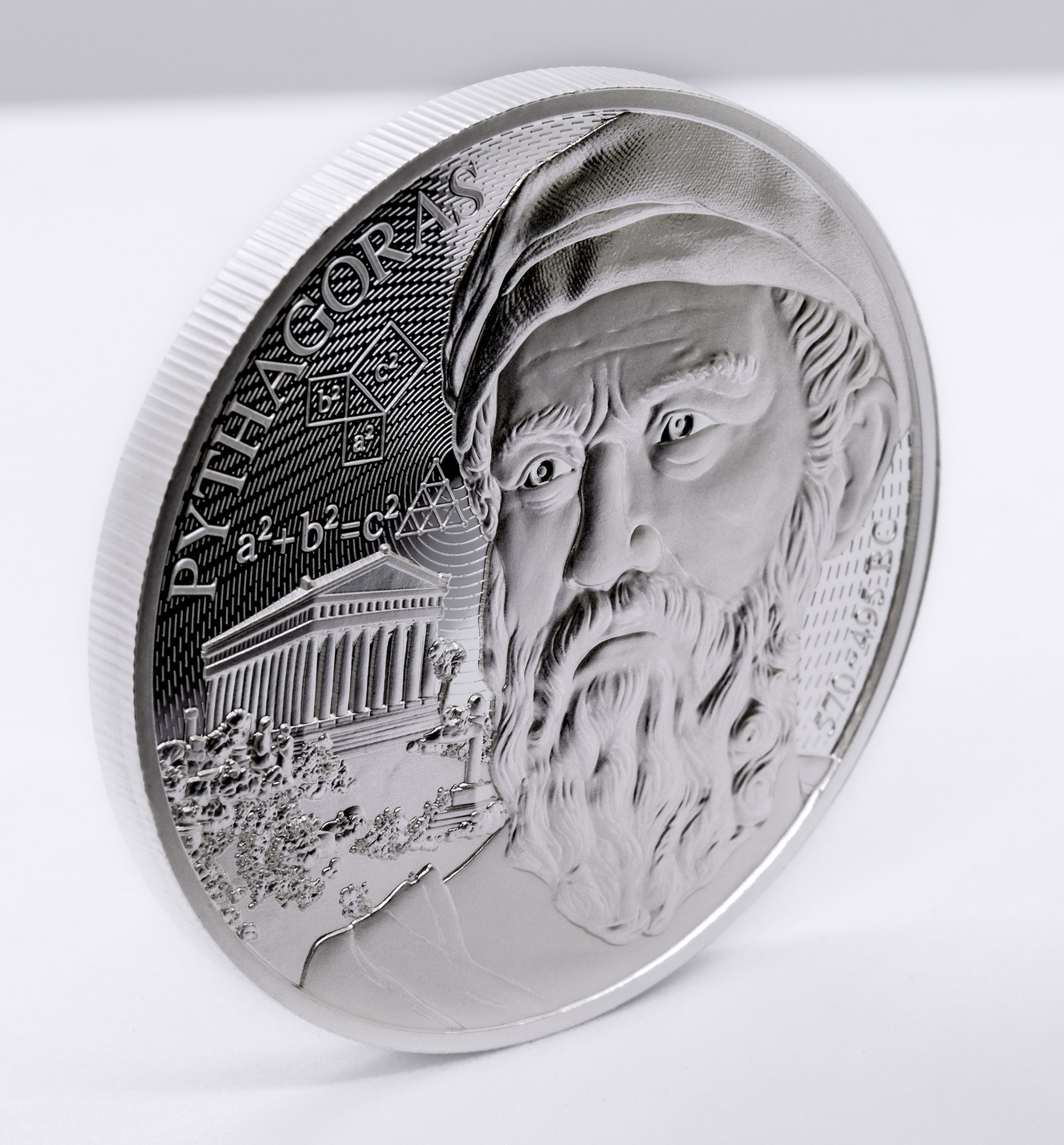 Niue - 2025 - 2 Dollars - Pythagoras (Science Explained series) 1oz silver