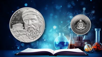 Niue - 2025 - 2 Dollars - Pythagoras (Science Explained series) 1oz silver