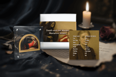 Ghana - 2025 - 5 Cedis - Death & The Maiden 1oz Silver