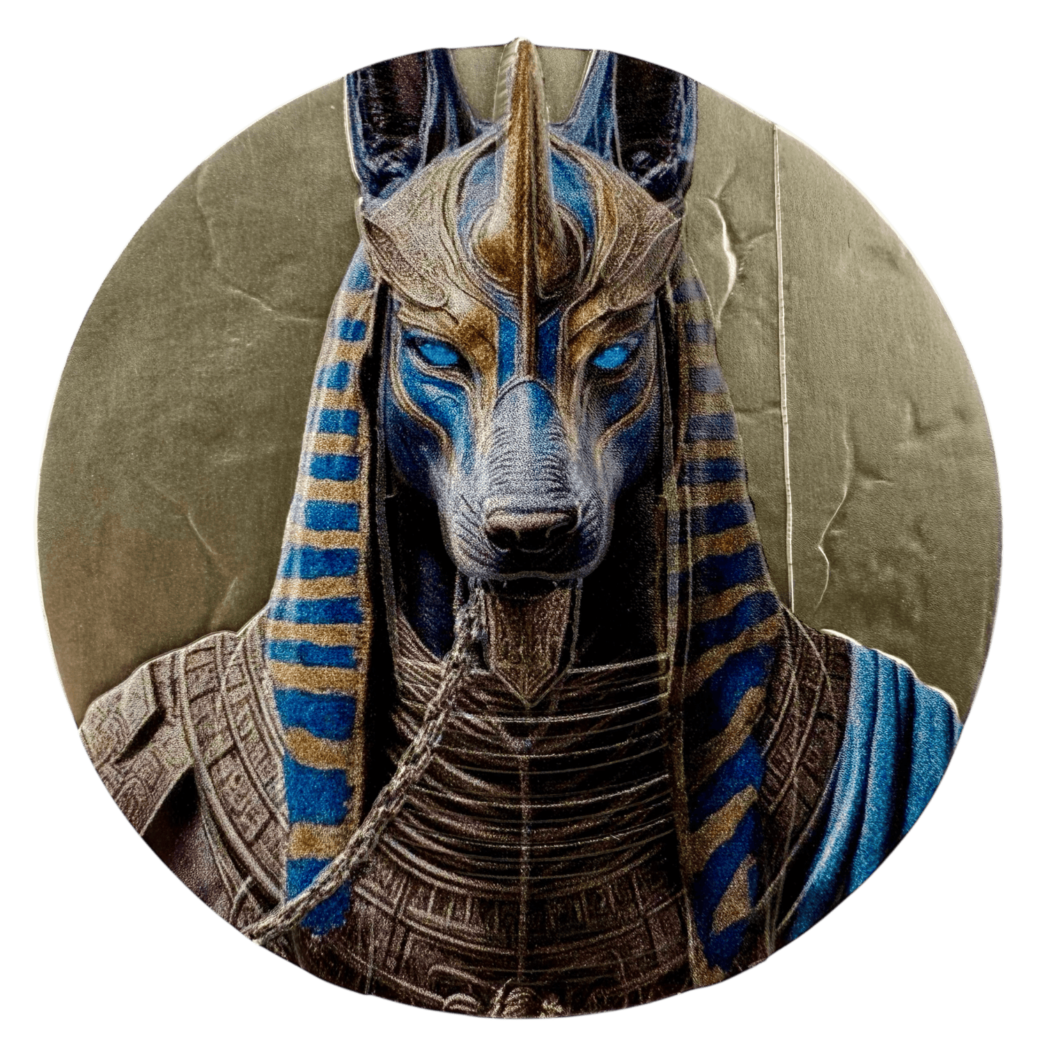 Liberia - 2025 - 20 Dollars - Anubis Egyptian Heritage 2oz silver UHR