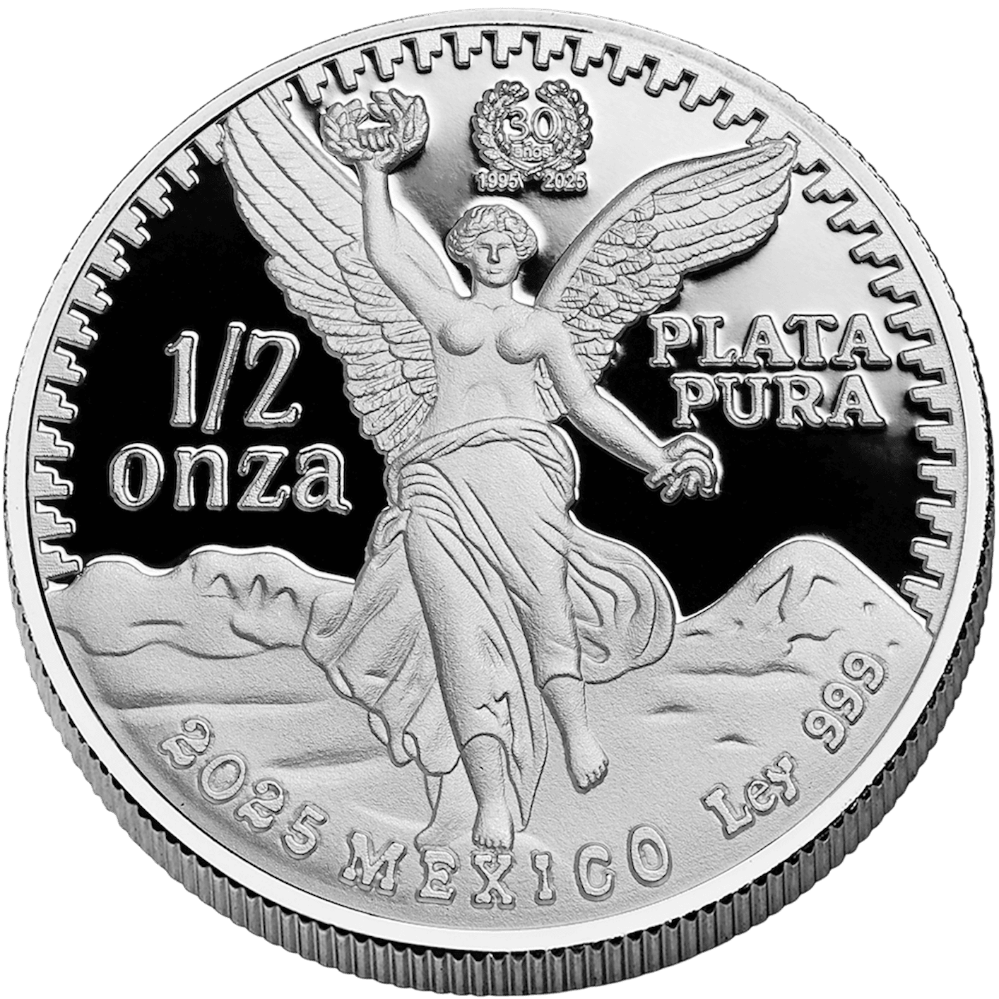 Niue - 2025 - 2 Dollars plus $1, 50c, 25c - Vintage Libertad 30th Ann. 1.85 oz Silver Fractional Proof Coin Set - Image 7