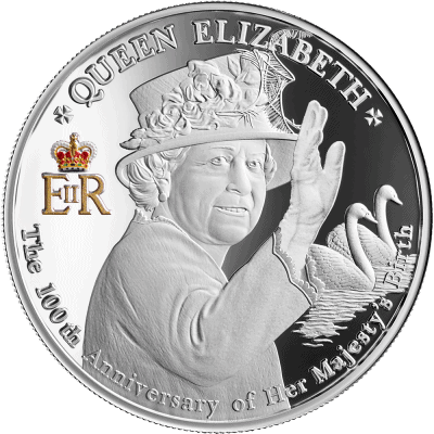 Niue - 2026 - 1 Dollars - Queen Elizabth II 100th Anniversary