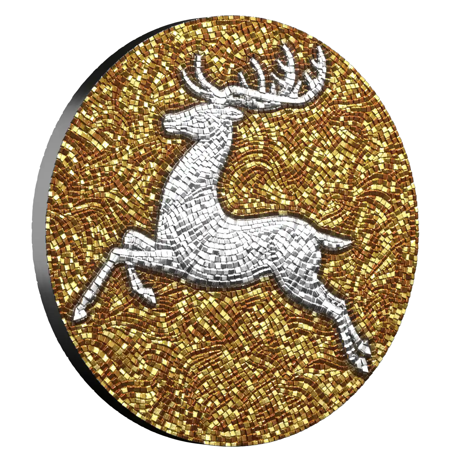 Niue - 2025 - 5 Dollars - The Sparkling Stag 2oz silver