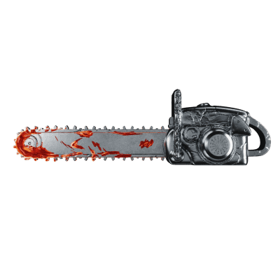 Ghana - 2025 - 10 Cedis - Bloody Chainsaw Shaped 2oz silver
