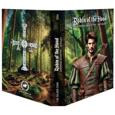 Niue - 2024 - 2 Dollars - Robin of the Hood BU Edition (Camelot series) 1oz silver