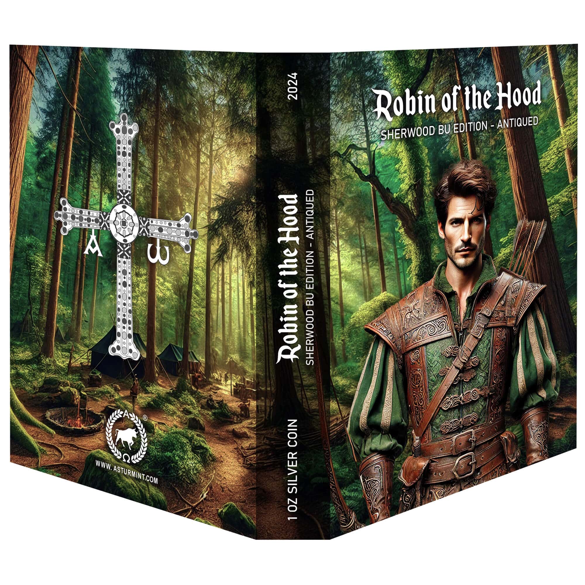 Niue - 2024 - 2 Dollars - Robin of the Hood BU Edition (Camelot series) 1oz silver