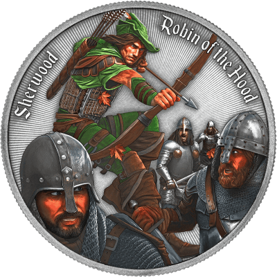 Niue - 2024 - 2 Dollars - Robin of the Hood BU Edition (Camelot series) 1oz silver