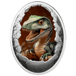 Cameroon - 2025 - 500 Francs -Tyrannosaurus Rex (Dinosauria series) 10g Silver