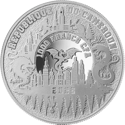 Cameroon - 2026 - 2000 Francs - Bloody Mary (Urban Legends series) 1oz silver