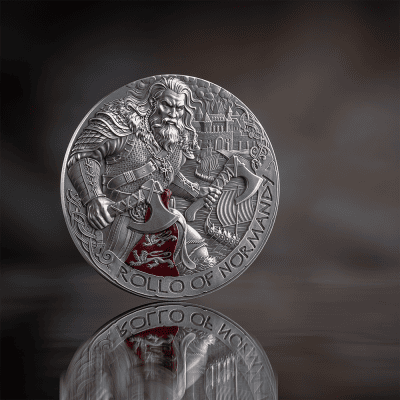 Cameroon - 2026 - 2000 Francs – Rollo of Normandy (way to valhalla series) 2oz silver