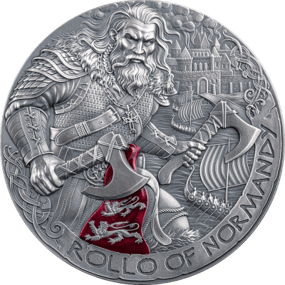 Cameroon - 2026 - 2000 Francs – Rollo of Normandy (way to valhalla series) 2oz silver