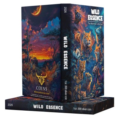 Liberia - 2026 - 5x 10 Dollars - African Lion, Wolf, Fox, Lynx, Sumatran Tiger (Wild Essence series)