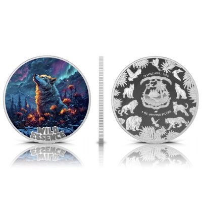 Liberia - 2026 - 5x 10 Dollars - African Lion, Wolf, Fox, Lynx, Sumatran Tiger (Wild Essence series)