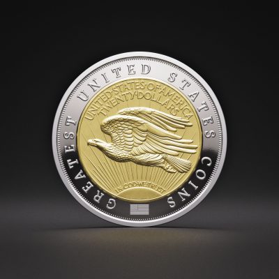 Niue - 2025 - 5 Dollars - 1933 Saint-Gaudens Double Eagle (Greatest United States coins series) 2oz silver