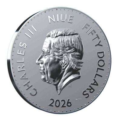 Niue - 2026 - 50 Dollars - Year of the Horse 1 kilo silver