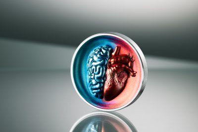 Cook Islands - 2026 - 10 Dollars - Head vs Heart 2oz silver