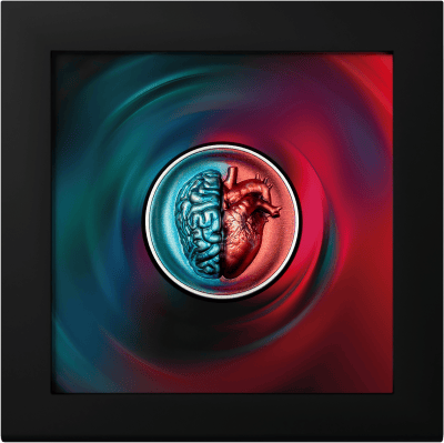 Cook Islands - 2026 - 10 Dollars - Head vs Heart 2oz silver