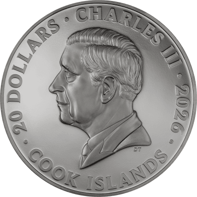 Cook Islands - 2026 - 20 Dollars - Paris at Night (ville de nuit series) 3oz silver