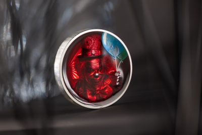 Palau - 2026 - 10 Dollars - Coulrophobia (Phobias series) 2oz silver