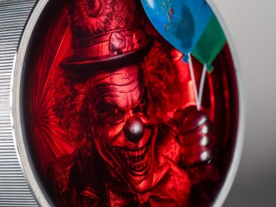 Palau - 2026 - 10 Dollars - Coulrophobia (Phobias series) 2oz silver