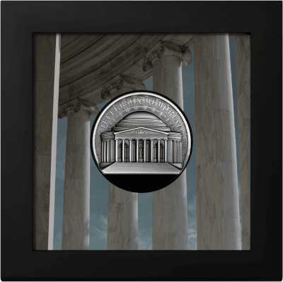 Cook Islands - 2026 - 10 Dollars - Jefferson Memorial 2oz silver Historical Monuments