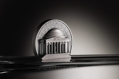 Cook Islands - 2026 - 25 Dollars - Jefferson Memorial 5oz Silver Historical Monuments