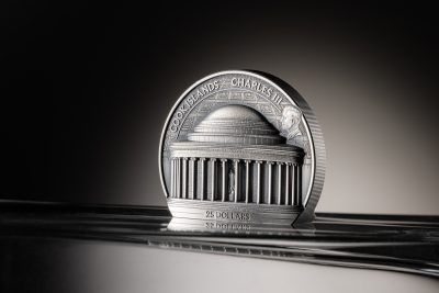Cook Islands - 2026 - 25 Dollars - Jefferson Memorial 5oz Silver Historical Monuments
