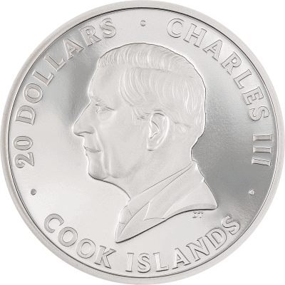 Cook Islands - 2026 - 20 Dollars - Thunder Dragon 3oz silver