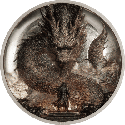 Cook Islands - 2026 - 20 Dollars - Thunder Dragon 3oz silver
