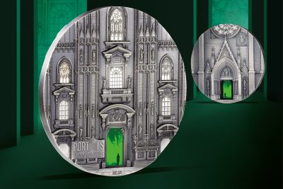 Cook Islands - 2026 - 100 Dollars - Milan x Prague (tiffany art series) 1 kilo silver