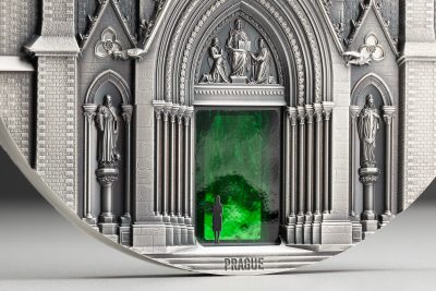 Cook Islands - 2026 - 100 Dollars - Milan x Prague (tiffany art series) 1 kilo silver