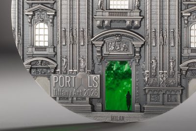 Cook Islands - 2026 - 20 Dollars - Milan x Prague (tiffany art series) 3oz silver