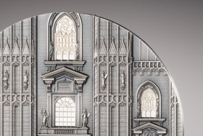 Cook Islands - 2026 - 20 Dollars - Milan x Prague (tiffany art series) 3oz silver