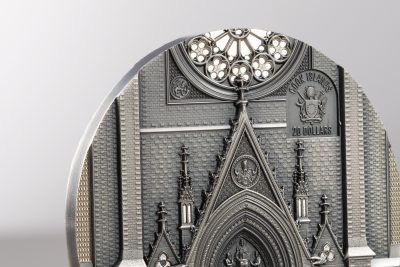 Cook Islands - 2026 - 20 Dollars - Milan x Prague (tiffany art series) 3oz silver