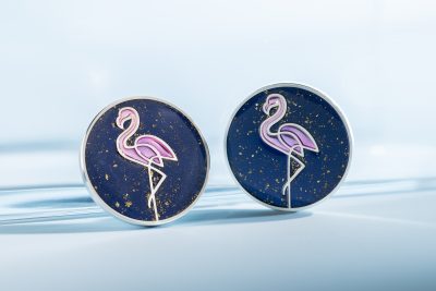 Cook Islands - 2026 - 5 Dollars - Flamingo (line art series) 1oz silver