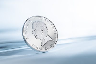 Cook Islands - 2026 - 5 Dollars - Flamingo (line art series) 1oz silver