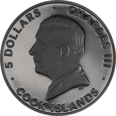 Cook Islands - 2026 - 5 Dollars - Wave 1oz silver