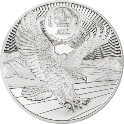 Mongolia - 2026 - 500 Togrog - Chinggis Khaan 1oz silver