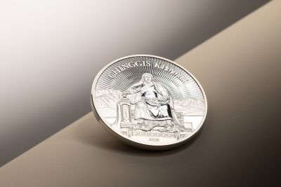 Mongolia - 2026 - 500 Togrog - Chinggis Khaan 1oz silver