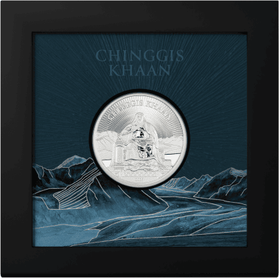 Mongolia - 2026 - 500 Togrog - Chinggis Khaan 1oz silver