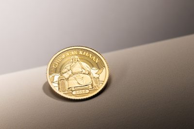 Mongolia - 2026 - 1000 Togrog - Chinggis Khaan 0.5gr small gold