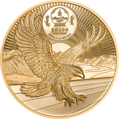 Mongolia - 2026 - 25000 Togrog - Chinggis Khaan 1oz gold