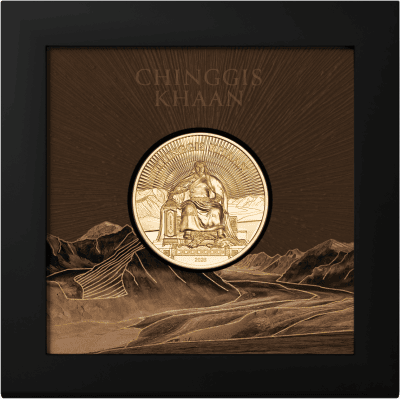 Mongolia - 2026 - 25000 Togrog - Chinggis Khaan 1oz gold