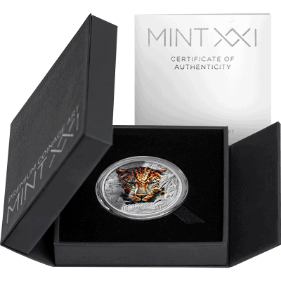 Samoa - 2026 - 1 Dollar – Leopard (born to be wild series) 1oz silver