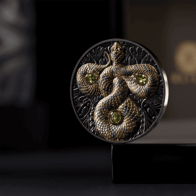 Niue - 2026 - 10 Dollars - Bliss Snake 5oz silver