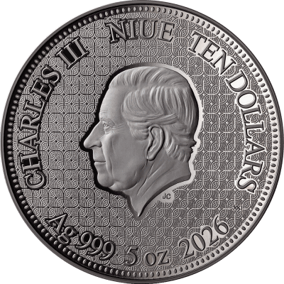 Niue - 2026 - 10 Dollars - Bliss Snake 5oz silver