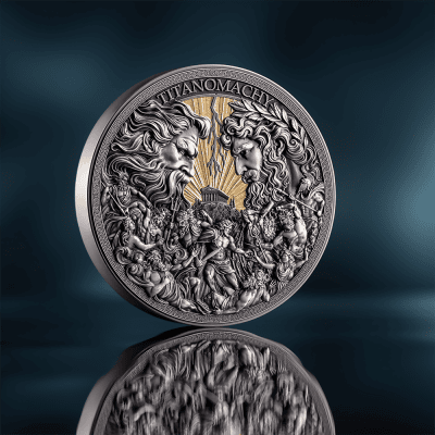 Cameroon - 2026 - 10000 Francs – Titanomachy / The Great Greek Mythology 500gr silver