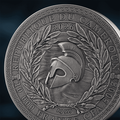 Cameroon - 2026 - 10000 Francs – Titanomachy / The Great Greek Mythology 500gr silver